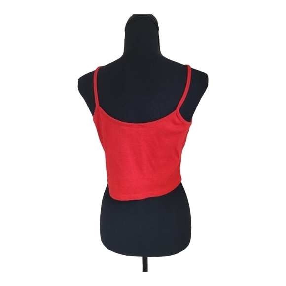 SHEIN cropped tank top red size large - Picture 2 of 5